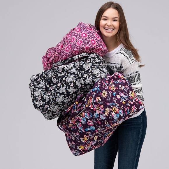 Vera Bradley Large Duffel Travel Bag - Picture 7 of 10